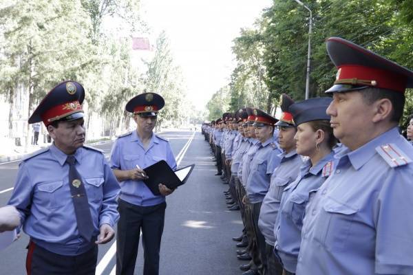 В Бишкеке 800 милиционеров будут охранять порядок во время саммита ШОС