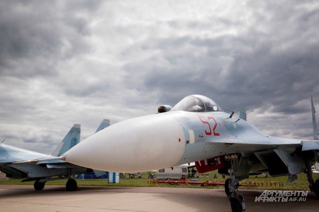 Опубликовано видео перехвата Су-27 иностранных самолетов-разведчиков