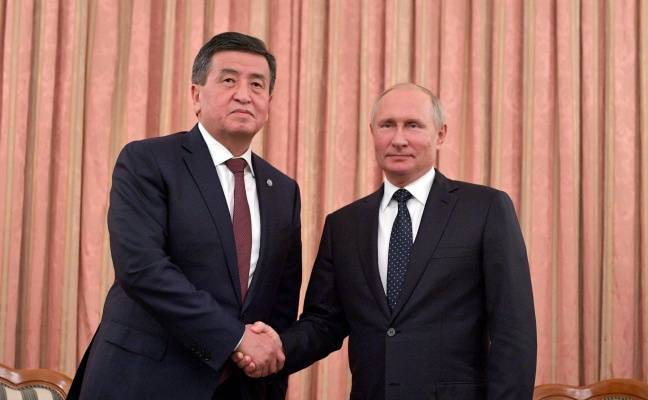 Президенты России и Киргизии обсудили программу саммита ШОС в Бишкеке