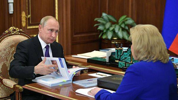 Путин сделал ряд резолюций по итогам беседы с Москальковой