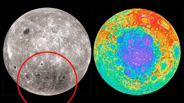 Ученые обнаружили странную аномалию под огромным кратером на Луне