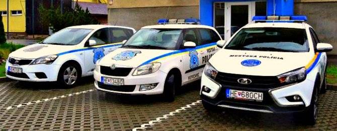 В&nbsp;Словакии появилась полицейская Lada Vesta
