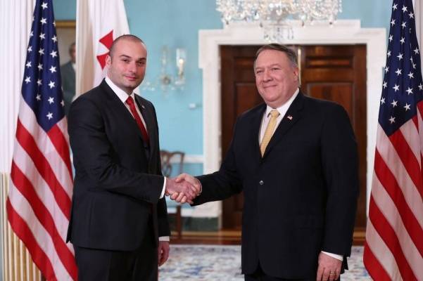 Помпео встретится в Вашингтоне с премьер-министром Грузии
