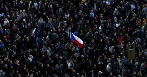 В Чехии продолжаются антиправительственные демонстрации