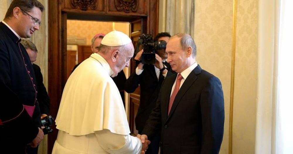 Папа Римский встретится с Путиным, чтобы поговорить об Украине