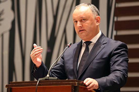 Молдавия будет укреплять стратегическое партнёрство с Россией, заявил Додон