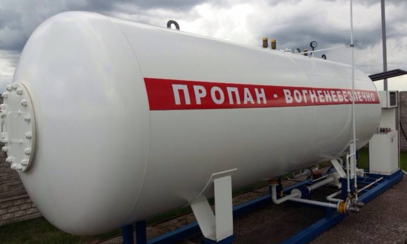 Украина существенно сократился импорт сжиженного газа