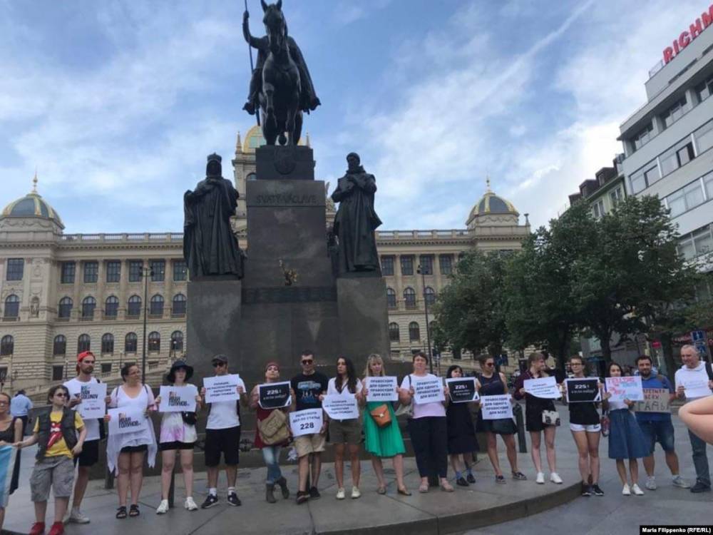 Акции солидарности с Голуновым прошли в Праге и Берлине