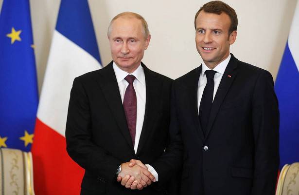 В Елисейском дворце заявили, что Путин и Макрон могут провести встречу в ближайшее время