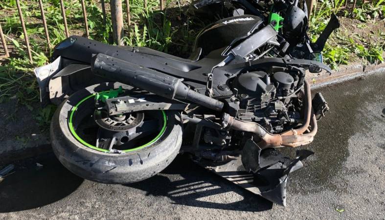 45-летний мотоциклист пострадал в ДТП в Карелии