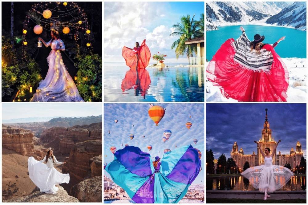 Мир под юбкой: девушка покорила Сеть фотографиями в воздушных платьях