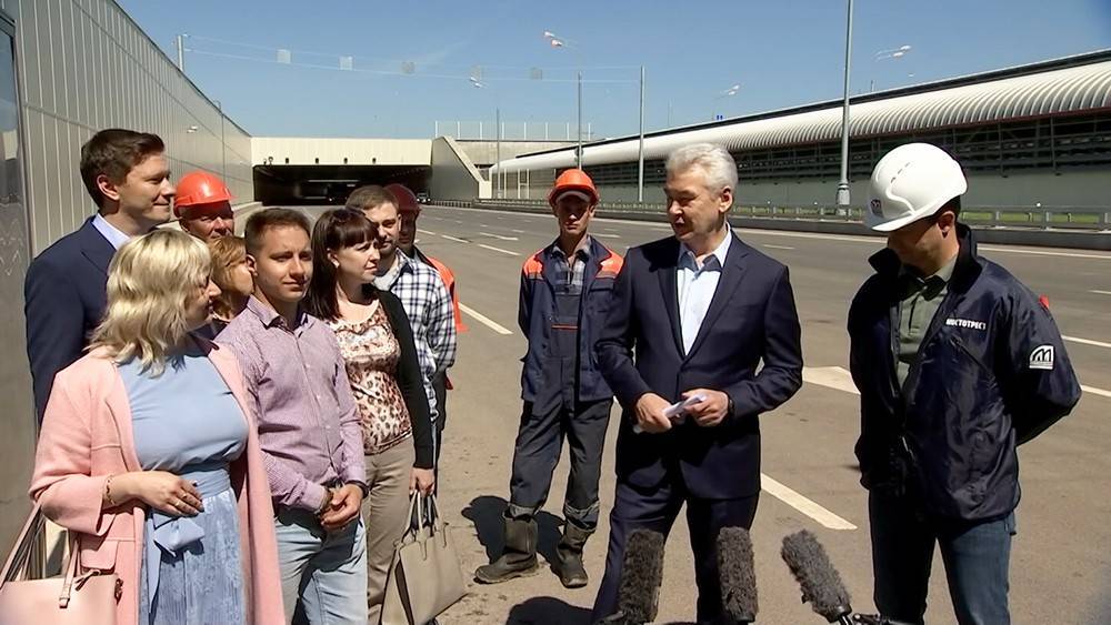 Собянин открыл второй участок магистрали Солнцево - Бутово - Варшавское шоссе