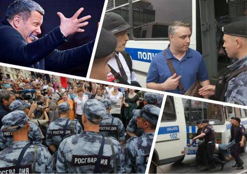 «На выход!»: Соловьёв задумался о депортации иностранцев, участвующих в запрещённых маршах