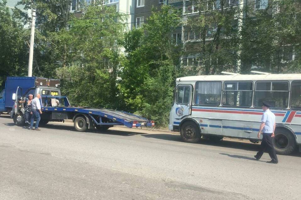 По дорогам Ульяновска ездил пассажирский автобус с неисправным рулём