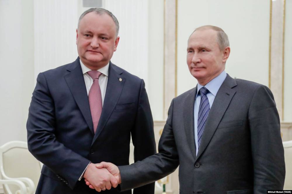 Путин назвал "узурпаторами" правительство Молдавии Павла Филипа