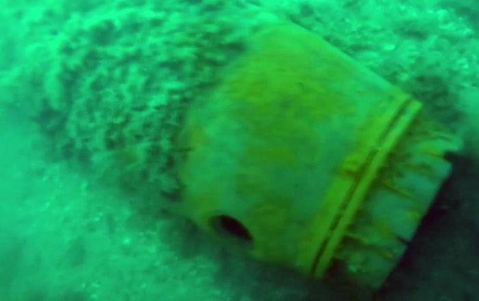 Бум-бум: саперы уничтожили четыре мины ВОВ в Черном море - видео