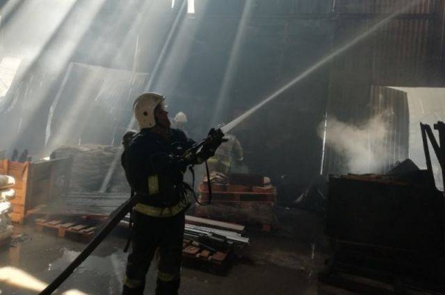 На металлургическом заводе «Красный выборжец» в Петербурге произошел пожар