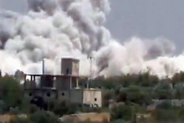 В Сирии при взрыве штаба погибли десятки российских военных