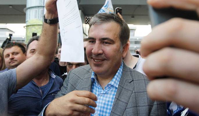 Набивавшийся в соратники Зеленскому Саакашвили отказался от своих слов