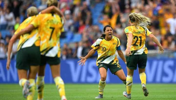 Австралия одержала волевую победу над Бразилией в матче женского чемпионата мира