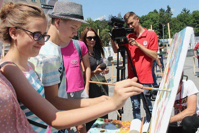 В Виннице художники установили новый рекорд Украины