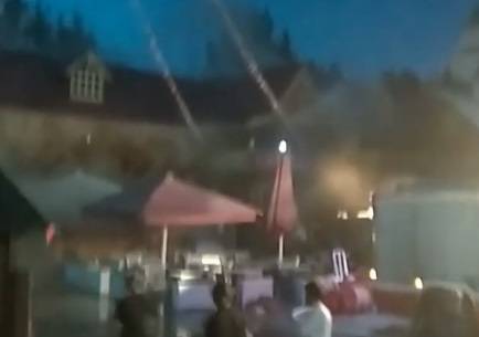 Площадь пожара в Измайловском кремле составляет 50 квадратных метров