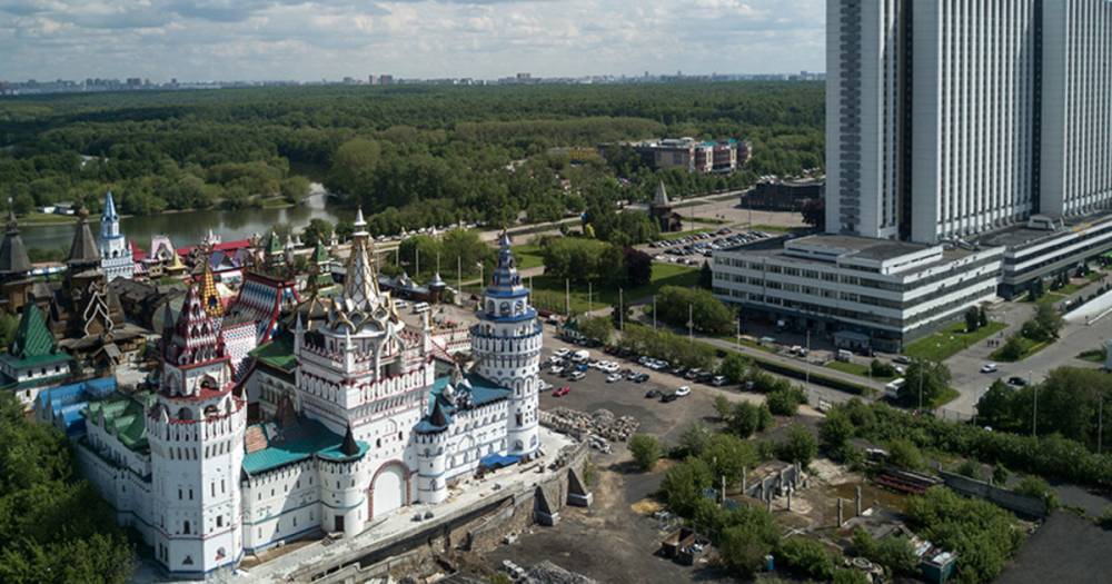 В Москве загорелся Измайловский кремль
