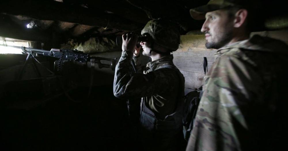 Террористы открывали огонь 29 раз, двое бойцов ООС ранены - ru.tsn.ua - Россия - Украина - Донбасс