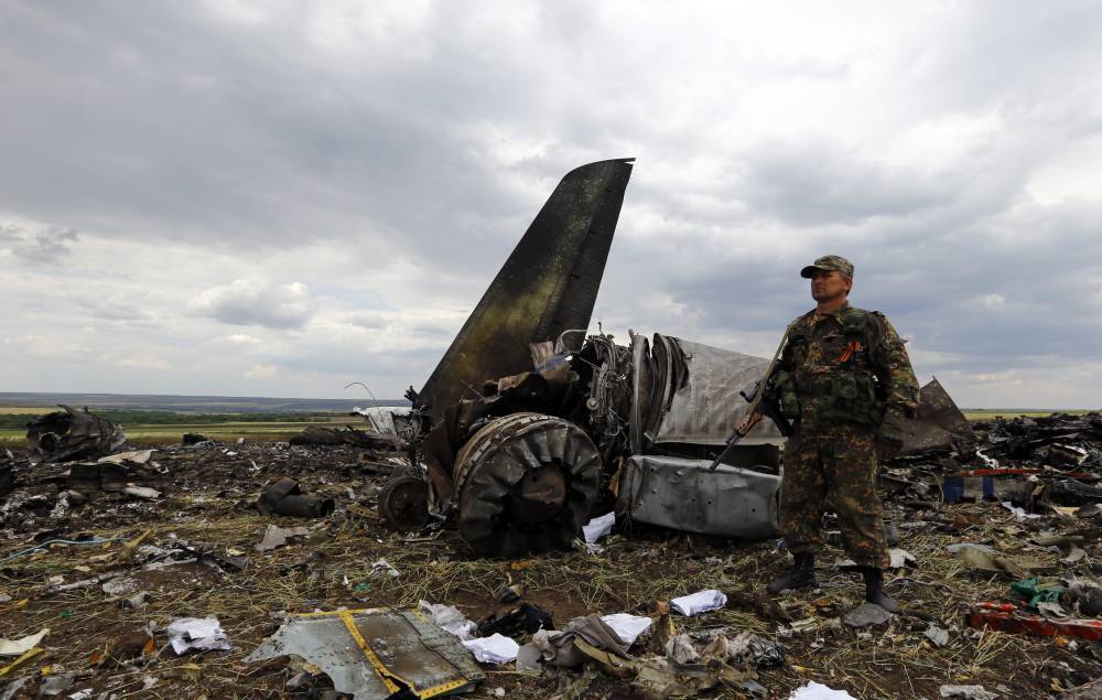 СБУ обвинила Кремль в крушении украинского Ил-76 под Луганском в 2014 году