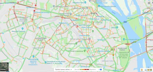 Важные улицы Киева сковали пробки. Куда не стоит ехать 14 июня