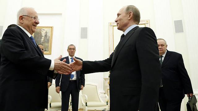 Российские СМИ сообщили о возможном визите Путина в Израиль по приглашению Ривлина