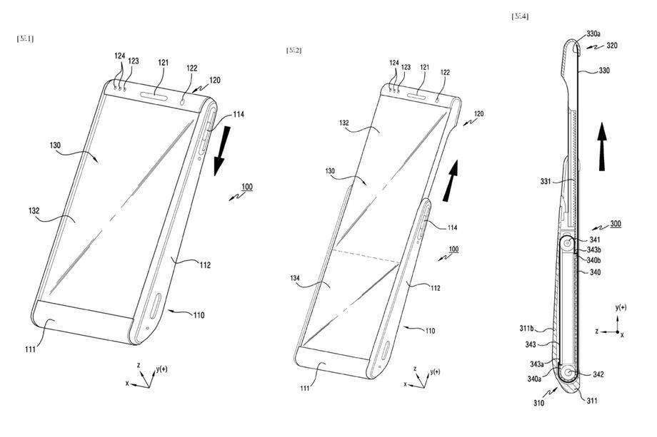 Компания Samsung запатентовала новую технологию складного смартфона