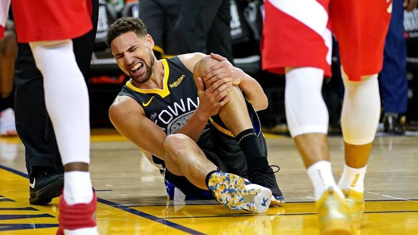 Томпсон порвал крестообразную связку колена в финале НБА