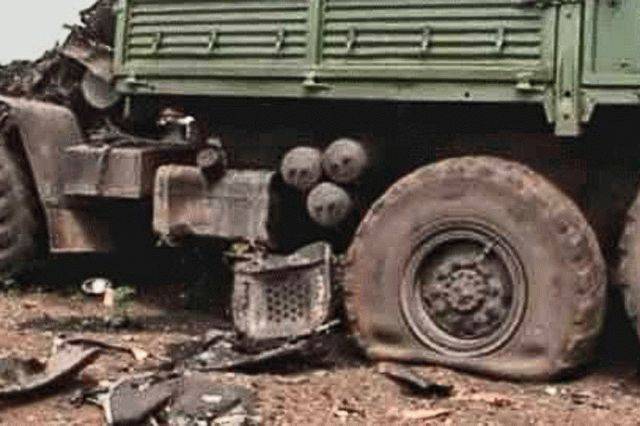 ВСУ уничтожили грузовик и гаубицу террористов