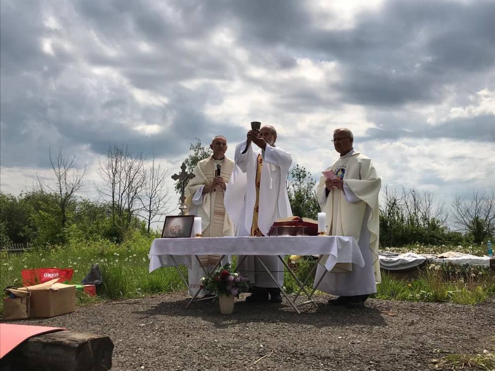 Томские католики заложили камень в основание часовни в Белостоке