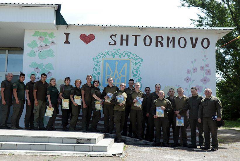 Рожденные войной: харьковские гвардейцы в ООС отметили День рождения бригады оперативного назначения