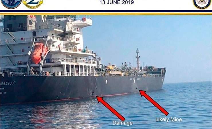 США заявили, что два танкера с нефтью в Персидском заливе взорвал Иран. И опубликовали доказательства