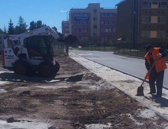 В пригородной зоне Ульяновска ремонтируют дороги