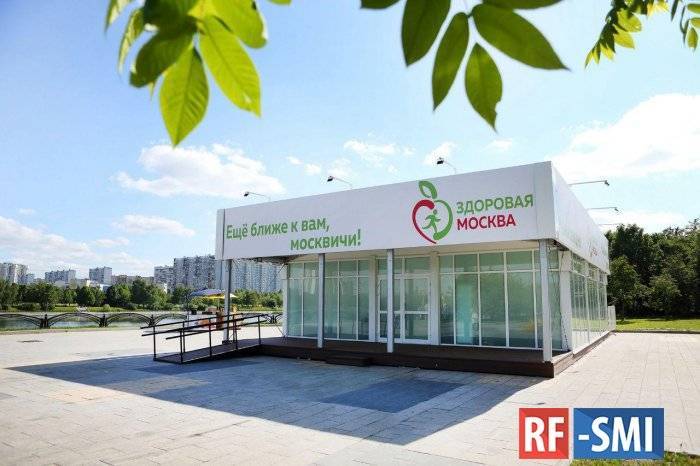 Восемь новых павильонов «Здоровая Москва» открылись в городских парках.