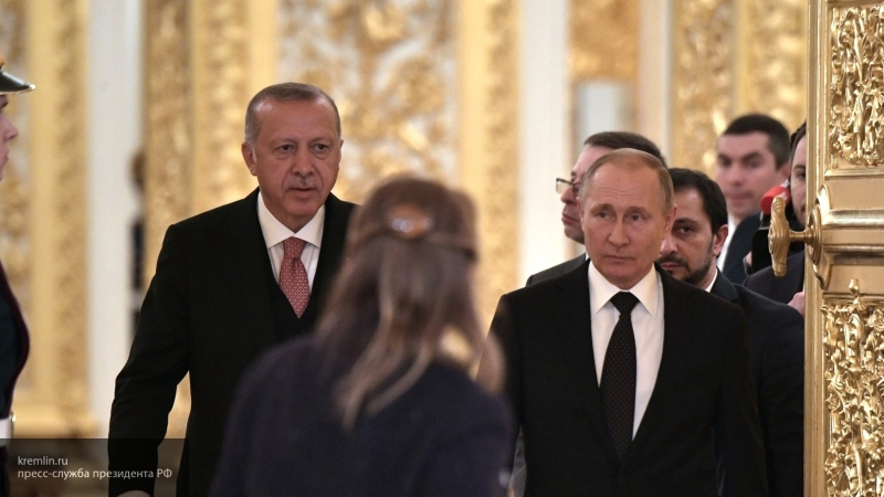 Путин и Эрдоган провели короткую беседу перед заседанием СВМДА