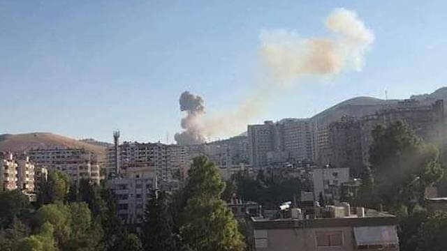 На военной базе в Дамаске прогремел взрыв