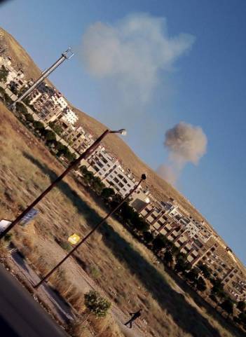 В Сирии взорвался склад с боеприпасами (фото)
