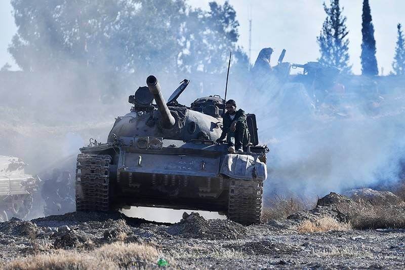 Бой двух советских танков в Ливии попал на видео