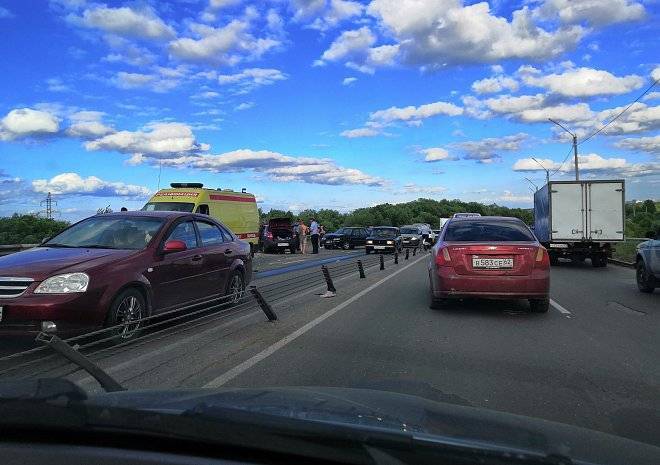 Из-за ДТП на Северной окружной дороге образовалась трехкилометровая пробка - ya62.ru - Рязань