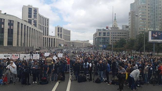 В России прошел массовый митинг (фото)