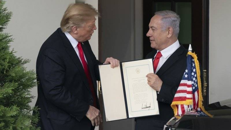 Трамп поблагодарил Нетаньяху за решение построить поселок «Высоты Трампа» на Голанах