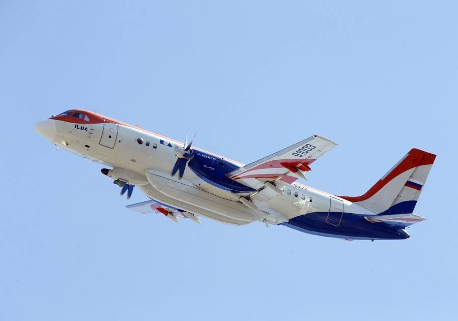 Первый полет нового Ил-114-300 состоится в ноябре 2020 года