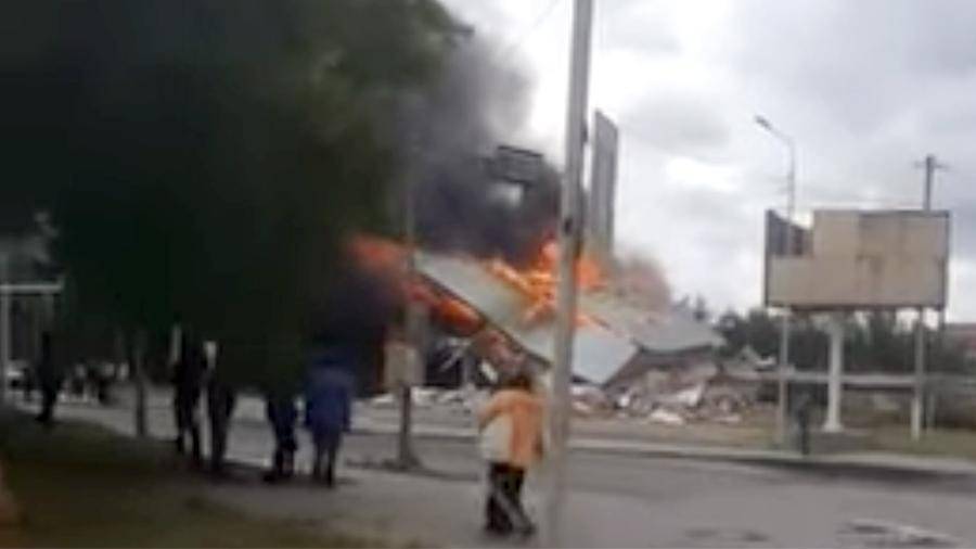 Взрыв прогремел в здании в казахстанском Костанае