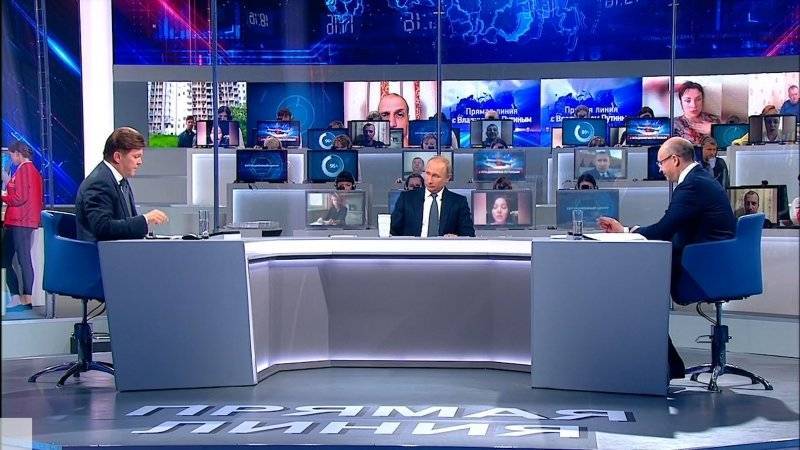 Россияне задали более 700 000 вопросов к Прямой линии с президентом