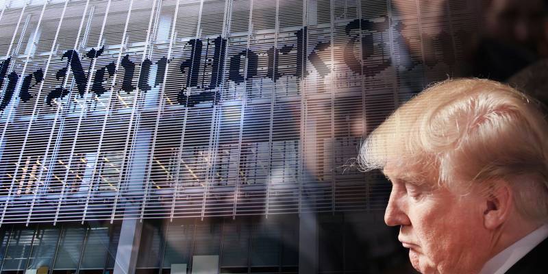 NYT против Трампа: издание призналось, что согласовало материал о кибератаках на Россию с Белым домом